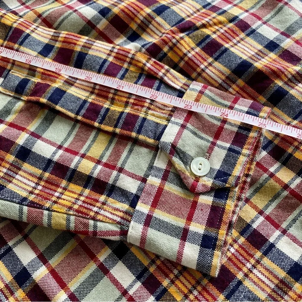 J. Crew Plaid Pullover Shirt